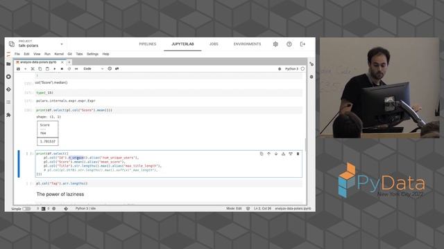Juan Luis- Expressive and fast dataframes in Python with polars | PyData NYC 2022 смотреть онлайн