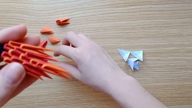 Модульное оригами _Стрекоза_. смотреть онлайн
