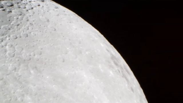 Celestron 8SE with Televue 4x barlow shooting video of moon смотреть онлайн