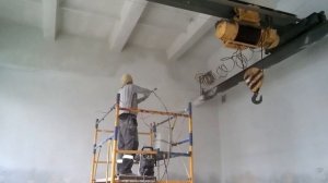 Покраска потолка из минимойки 100 метров за 10 минут