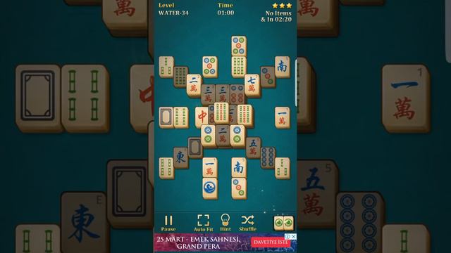 Mahjong solitaire classic water 34 смотреть онлайн