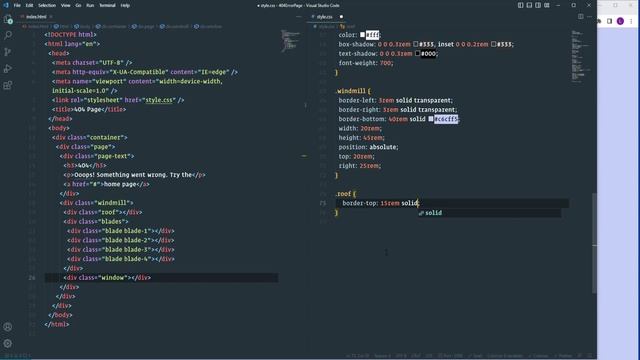 404 Error Page with CSS Animation / How to Create 404 Not Found Page смотреть онлайн