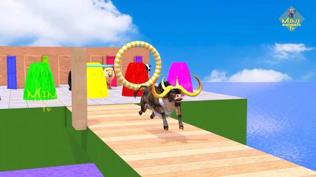 Gorilla Cow Mammoth Elephant Dinosaur Guess The Right Key ESCAPE ROOM CHALLENGE Animals Cage Game смотреть онлайн