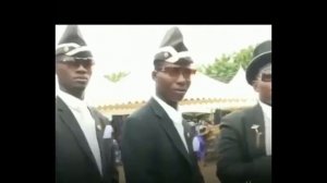 Мем танец с гробом