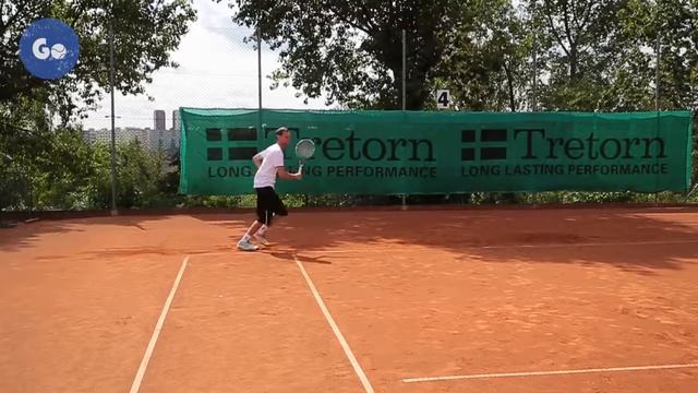 Работа ног в теннисе. Часть 7: Подход к мячу: игра из углов корта смотреть онлайн