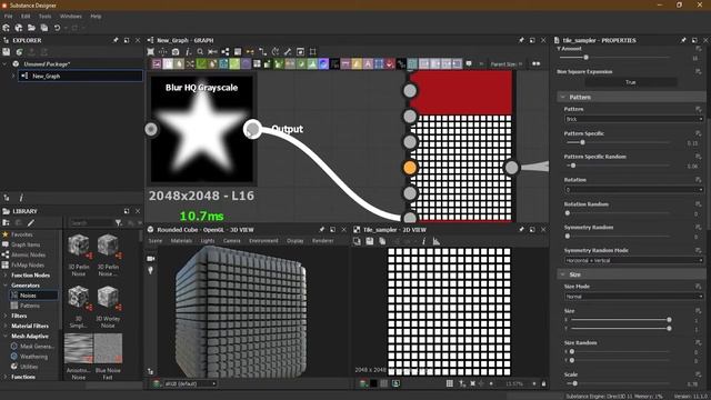 Tile Sampler Node | Lesson 3 | Chapter 2 | Substance Designer 2021 Essential Series смотреть онлайн