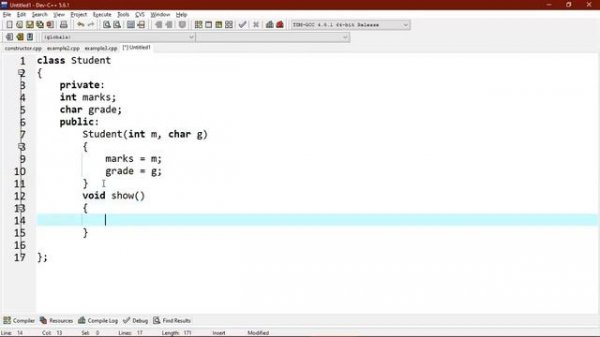 Lec#55 Passing Parameters to Constructor in C++ Programming | C++ Tutorial in Urdu