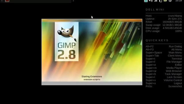Crunchbang Linux 11 Waldorf On Dell Netbook Mini