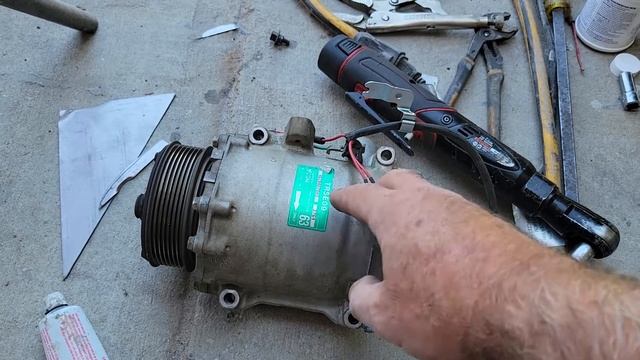 HONDA CRV AC COMPRESSOR things to know THERMAL SWITCH wont blow cold. смотреть онлайн