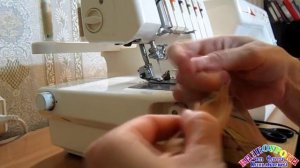 Как сшить купальник для гимнастики. Обработка проймы рукава.