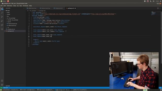 Making Your First ROS Package | Getting Ready to Build Robots with ROS #5 смотреть онлайн