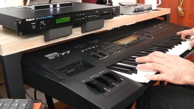 Roland D110 Yamaha SY77 Sony SRP-L300 M-Audio Audiosport Duo | Abstract Ambient Electronic Music смотреть онлайн