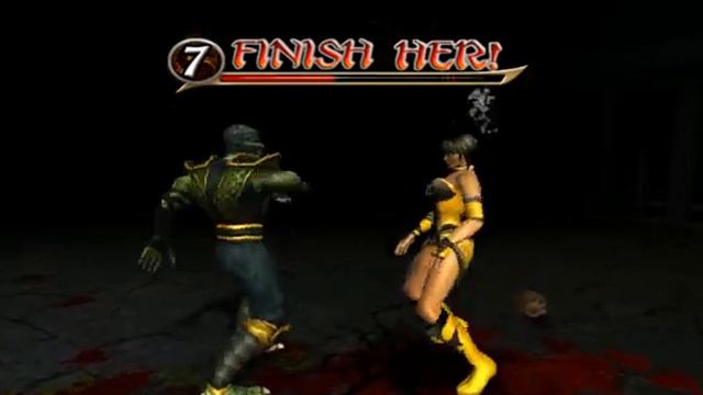 Mortal Kombat Armageddon (Wii) Reptile Ultimate Fatality смотреть онлайн