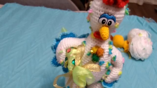 Вязаный петушок на Новый год и другие поделки. смотреть онлайн