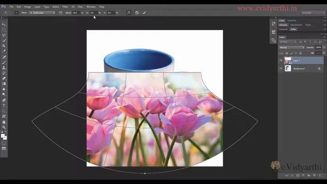 Photoshop Beginners : Using Warp tool in hindi || Chapter 5 | Video 3 смотреть онлайн