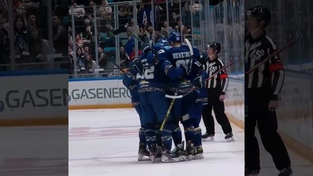 Первый гол Александра Борисевича в КХЛ. «Барыс» (Астана) «Металлург» (Магнитогорск) 03.01.2023 смотреть онлайн