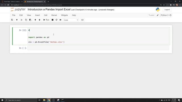 Introduccion Pandas Import Excel смотреть онлайн