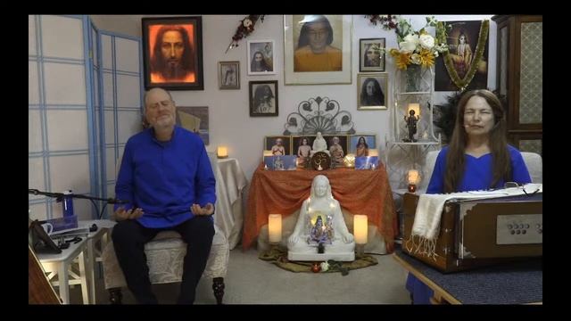 Shiva Kirtan and Stories with Dharmadas and Nirmala 3-4-22 смотреть онлайн