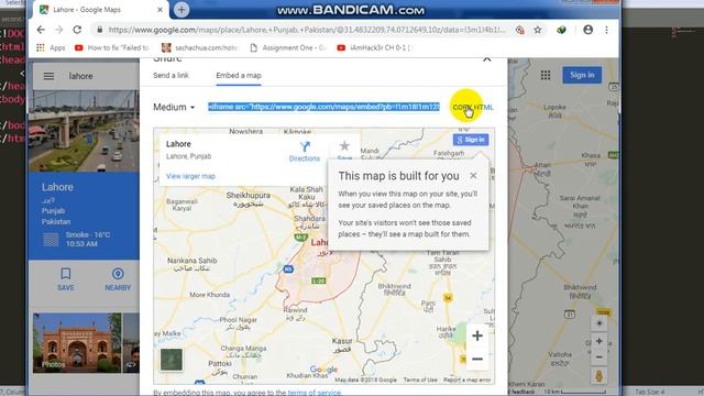 Google Map Using iframe in html [hindi/urdu] By SMA | Web Designing Course For Beginner смотреть онлайн