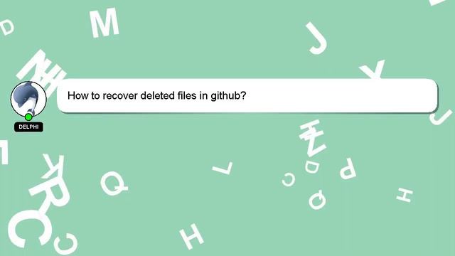 How to recover deleted files in github? смотреть онлайн