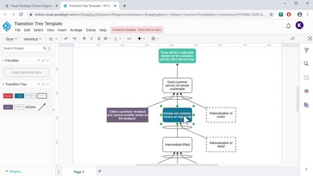 Create Transition Tree Diagram Online смотреть онлайн