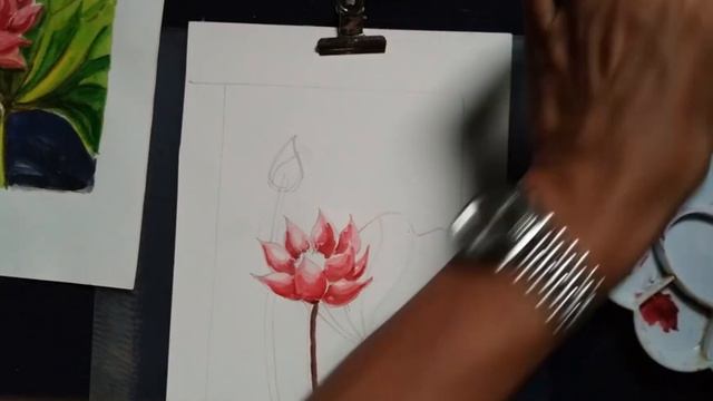Lesson-20 (Drawing Lotus) смотреть онлайн