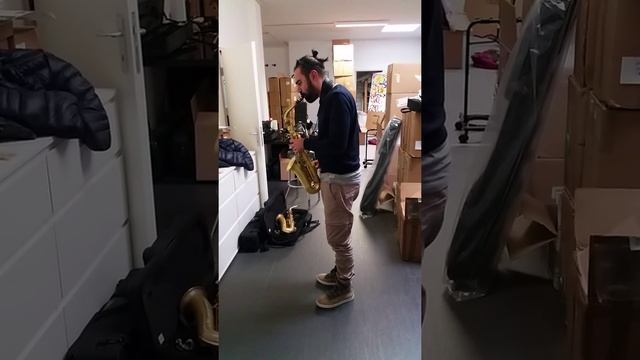 Carlo Gravina plays Lupifaro platinum alto saxophone and Lupifaro reeds смотреть онлайн