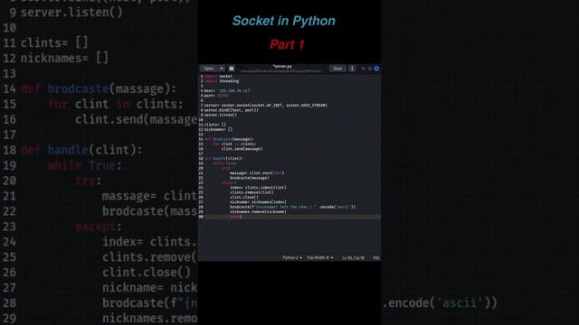 Socket Programming using python смотреть онлайн
