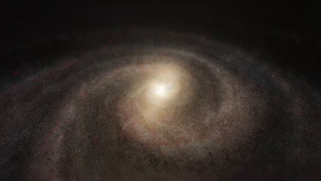 Artist's animation of the Milky Way смотреть онлайн