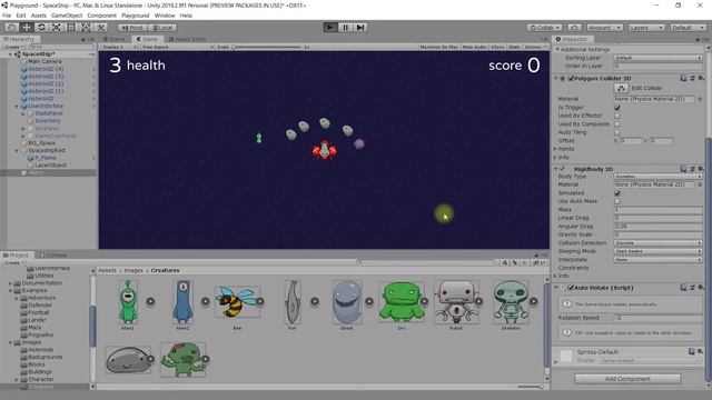 Unity PlayGround 11 - Подсчет очков смотреть онлайн