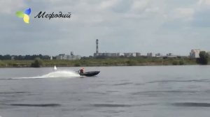 Лодка Ока под мотором 15 лс