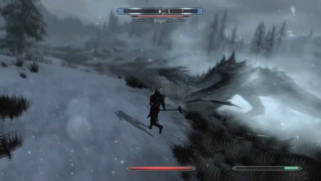 SKYRIM How To Kill BrineHammer Wreck Dragon Commentary + Tutorial смотреть онлайн