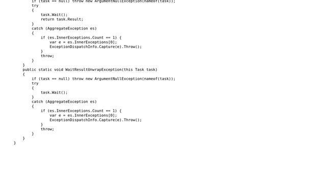 Code Review: Extension method to run any async method synchronously смотреть онлайн