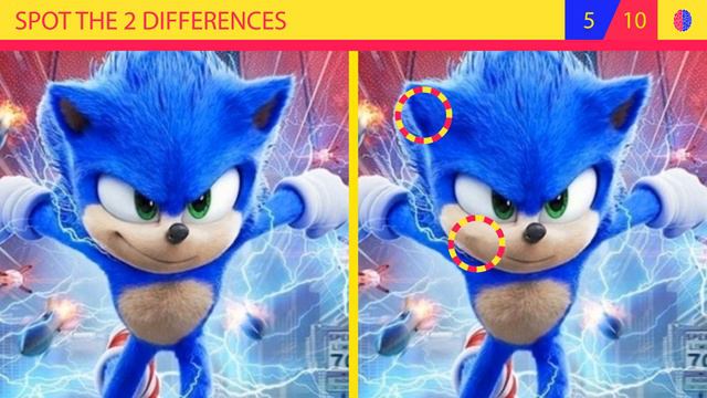 Spot The Difference: Sonic The Hedgehog Part 2 смотреть онлайн