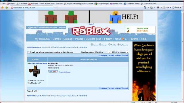 Roblox secret forum post (link in description) смотреть онлайн