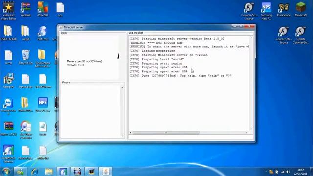 How to setup a MinecraftServer (Download) EASY!! смотреть онлайн
