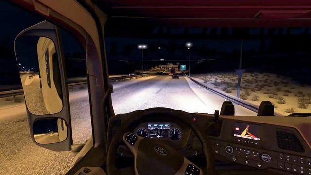 Euro Truck Simulator | Hauling In Switzerland using FROSTY WINTER WEATHER Mod (MUST HAVE MOD!) смотреть онлайн