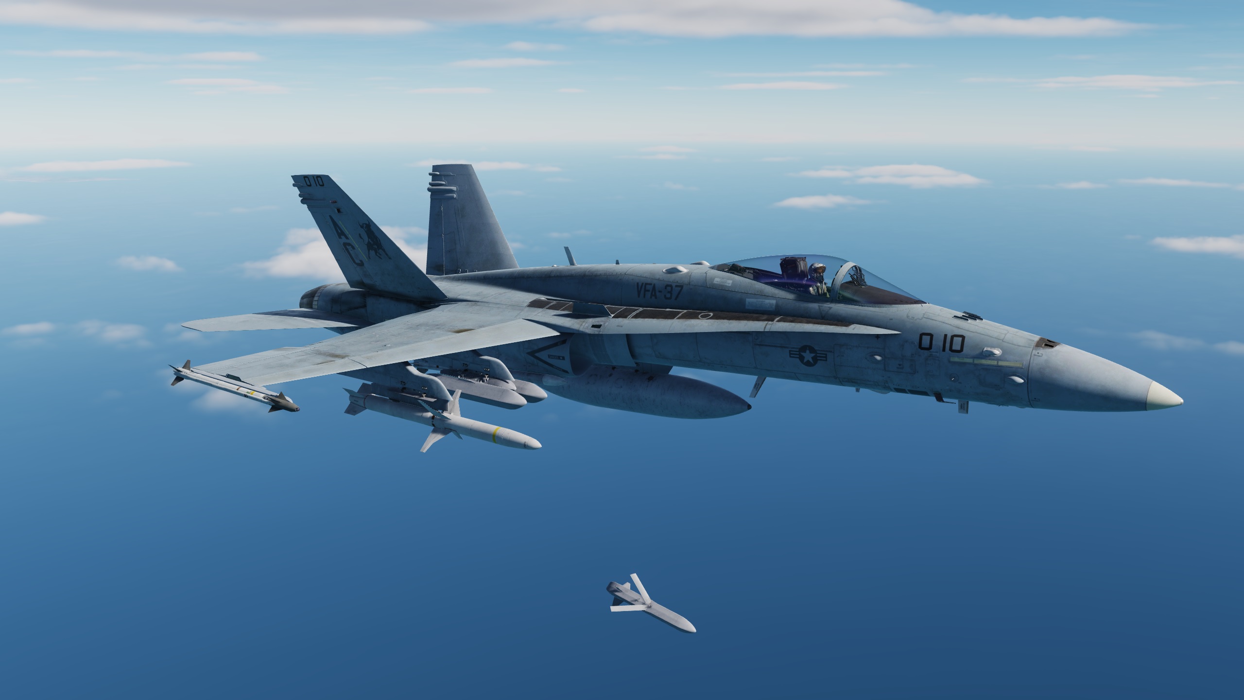 F/A-18C Hornet: использование ложной цели AGM-141 TALD в DCS смотреть онлайн
