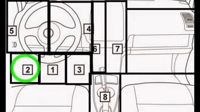 Toyota RAV4 2003-2015 diagnostic OBD port connector socket location OBD2 DLC DATA LINK смотреть онлайн