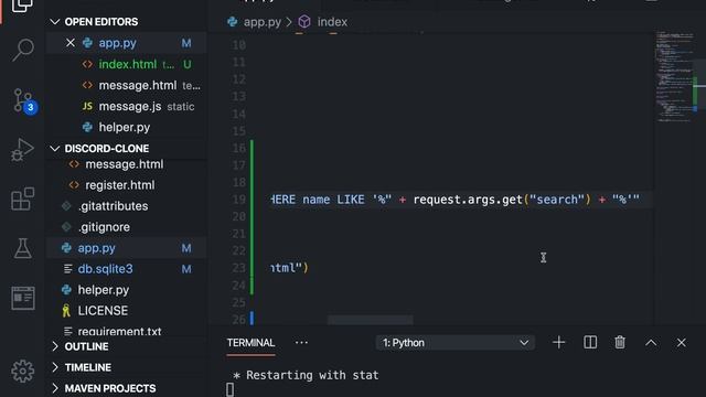 Flask Tutorial #19: Discord Clone - Search for Public Room (PART 4) смотреть онлайн