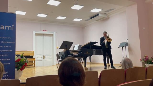 S .Sulek "Sonata for trombone and piano". E . Yusupov -trombone,A.Ivanova-piano смотреть онлайн