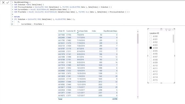 Calculate The Difference In Days Between Purchases Or Events In Power BI Using DAX [2023 Update] смотреть онлайн