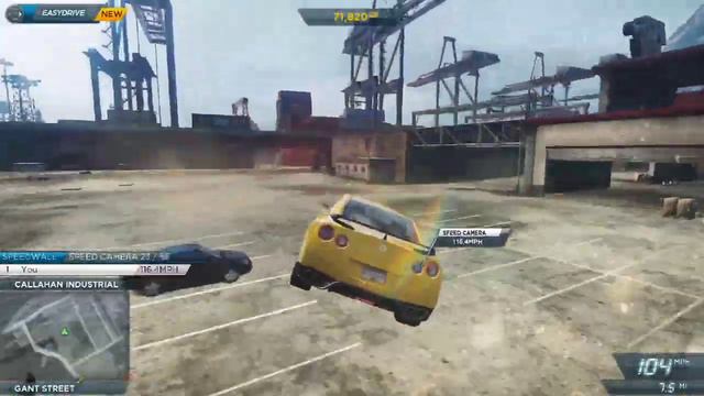 Need For Speed : Most Wanted Nissan GT-R Free roam gameplay and racing смотреть онлайн