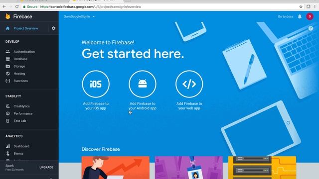 Xam101 : Configure Firebase for Google Sign In смотреть онлайн