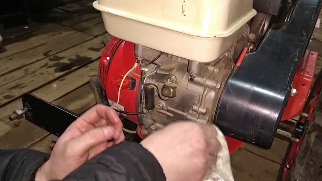 ЗАМЕНА МАСЛА. Lifan - 168 F2. Мотоблок АГАТ   OIL CHANGE. Agate Tillers