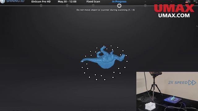 Demonstration of how to scan small objects from EinScan Pro HD Handheld 3D Scanner смотреть онлайн