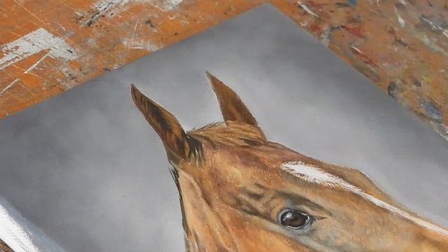 How to Paint a Horse | Acrylic painting tips смотреть онлайн