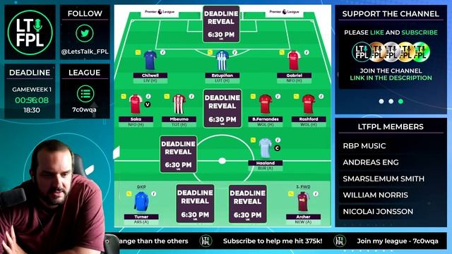 FPL DEADLINE STREAM GAMEWEEK 1 | Fantasy Premier League Tips 2023/24 смотреть онлайн