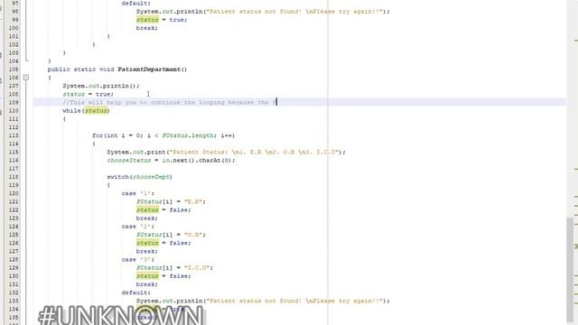 Hospital management (Java Programming) Using Public variable, Array, Looping, and Error handling смотреть онлайн