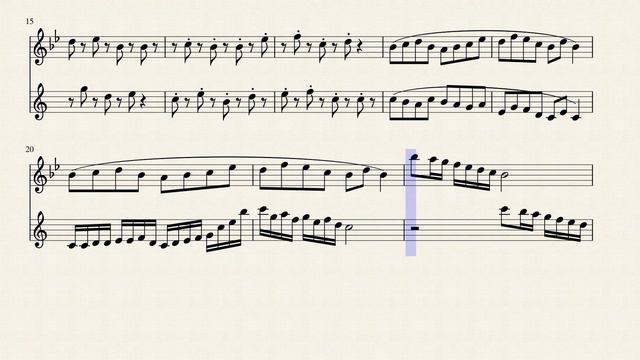 Playful doings - Clarinet Oboe Duet смотреть онлайн
